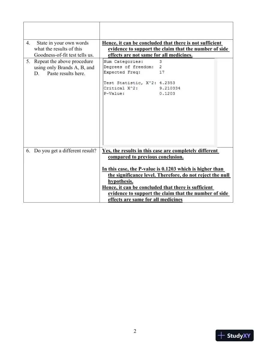 STAT 3001 Week 5 Project Solution Correct Answers, page 3