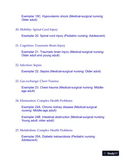 Developing Clinical Judgment for Professional Nursing and the Next-Generation NCLEX-RN® Examination (2020) - Page 12 preview image