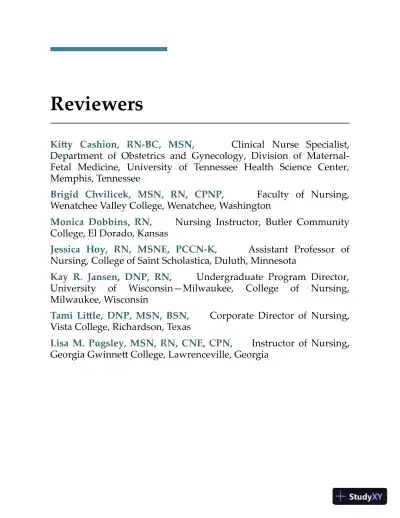 Developing Clinical Judgment for Professional Nursing and the Next-Generation NCLEX-RN® Examination (2020) - Page 20 preview image