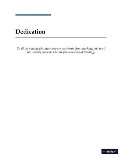 Developing Clinical Judgment for Professional Nursing and the Next-Generation NCLEX-RN® Examination (2020) - Page 24 preview image