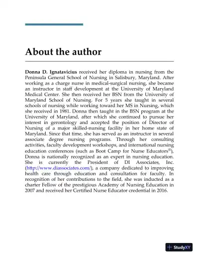 Developing Clinical Judgment for Professional Nursing and the Next-Generation NCLEX-RN® Examination (2020) - Page 25 preview image
