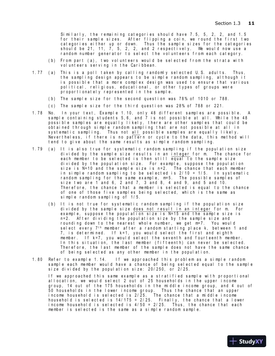 Solution Manual for Introductory Statistics, 10th Edition, page 14
