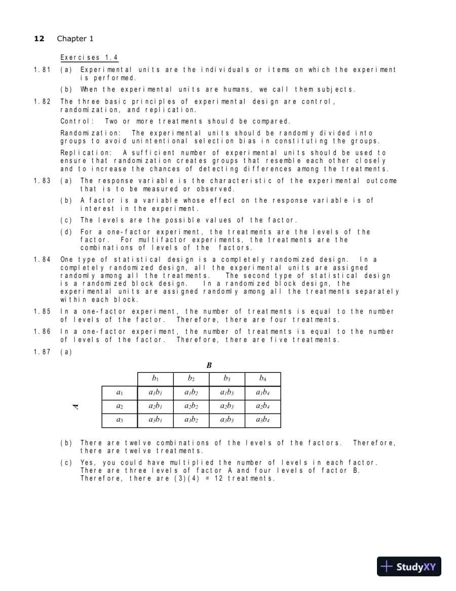 Solution Manual for Introductory Statistics, 10th Edition, page 15