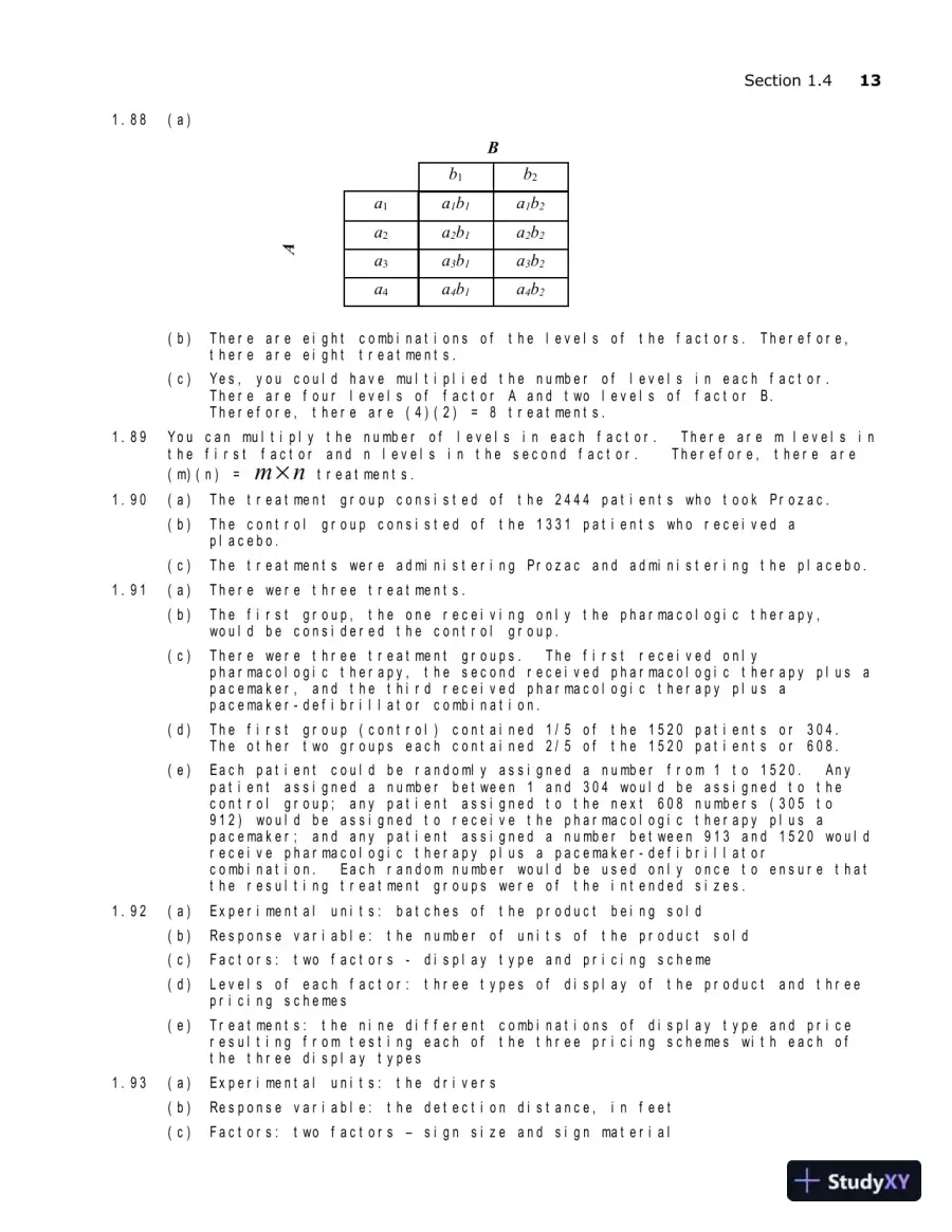 Solution Manual for Introductory Statistics, 10th Edition, page 16