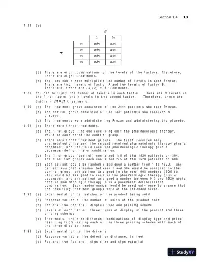 Solution Manual for Introductory Statistics, 10th Edition - Page 16 preview image