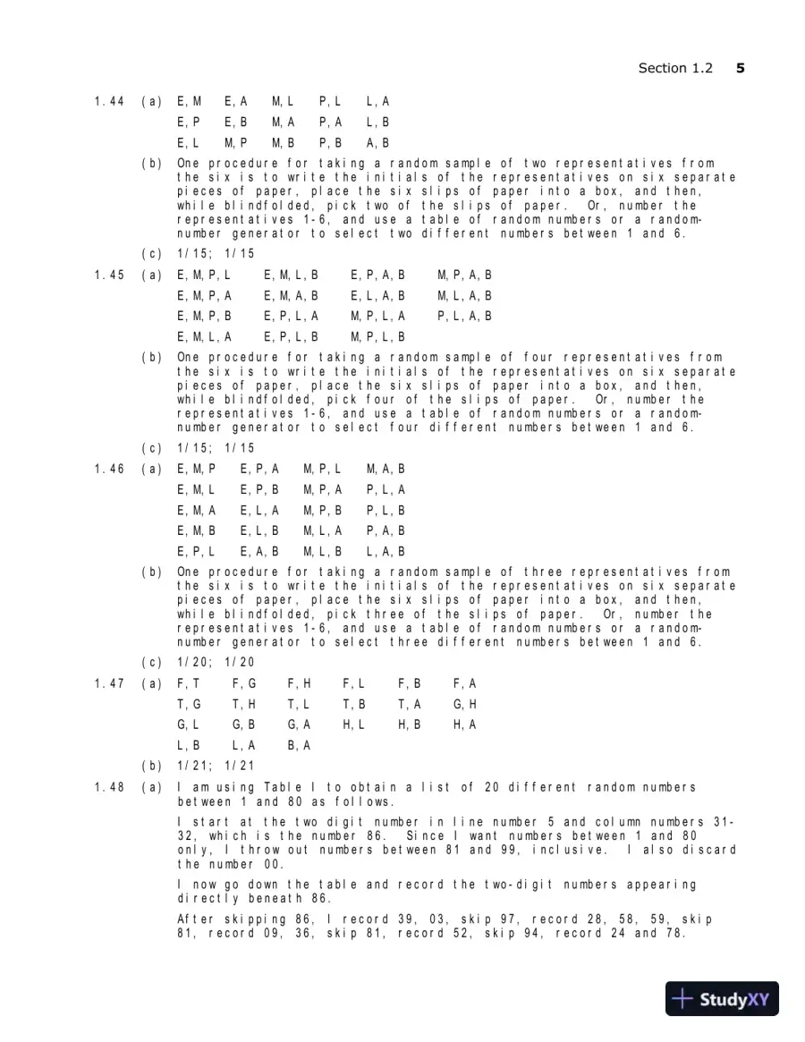 Solution Manual for Introductory Statistics, 10th Edition, page 8