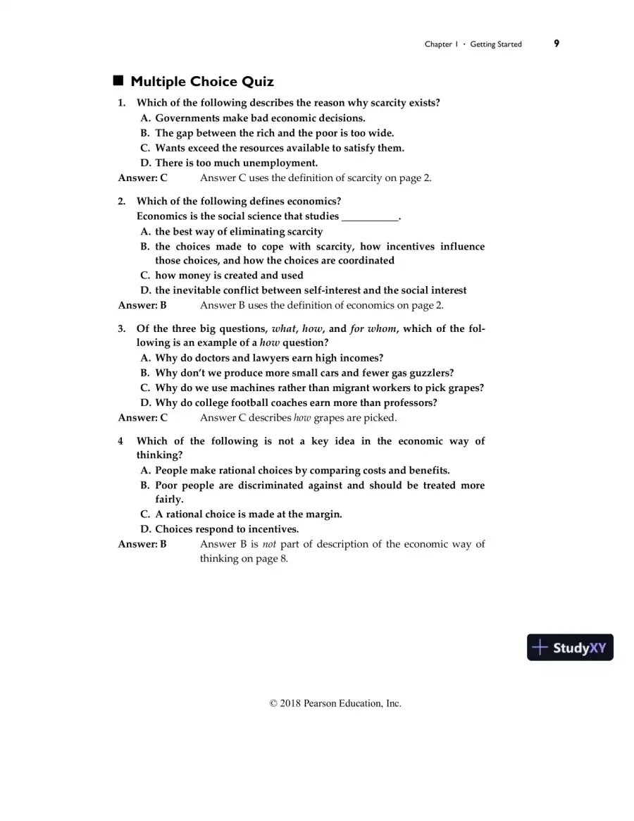 Solution Manual for Essential Foundations of Economics, Global Edition, 7th Edition, page 10