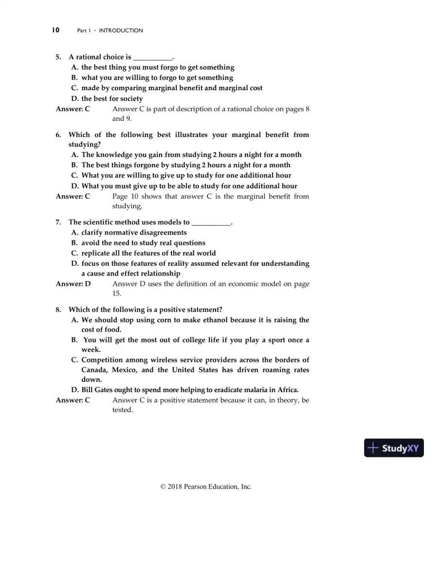 Solution Manual for Essential Foundations of Economics, Global Edition, 7th Edition, page 11