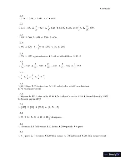 Solution Manual for Corequisite Support Modules for Quantitative Reasoning or Liberal Arts Math - Page 4 preview image