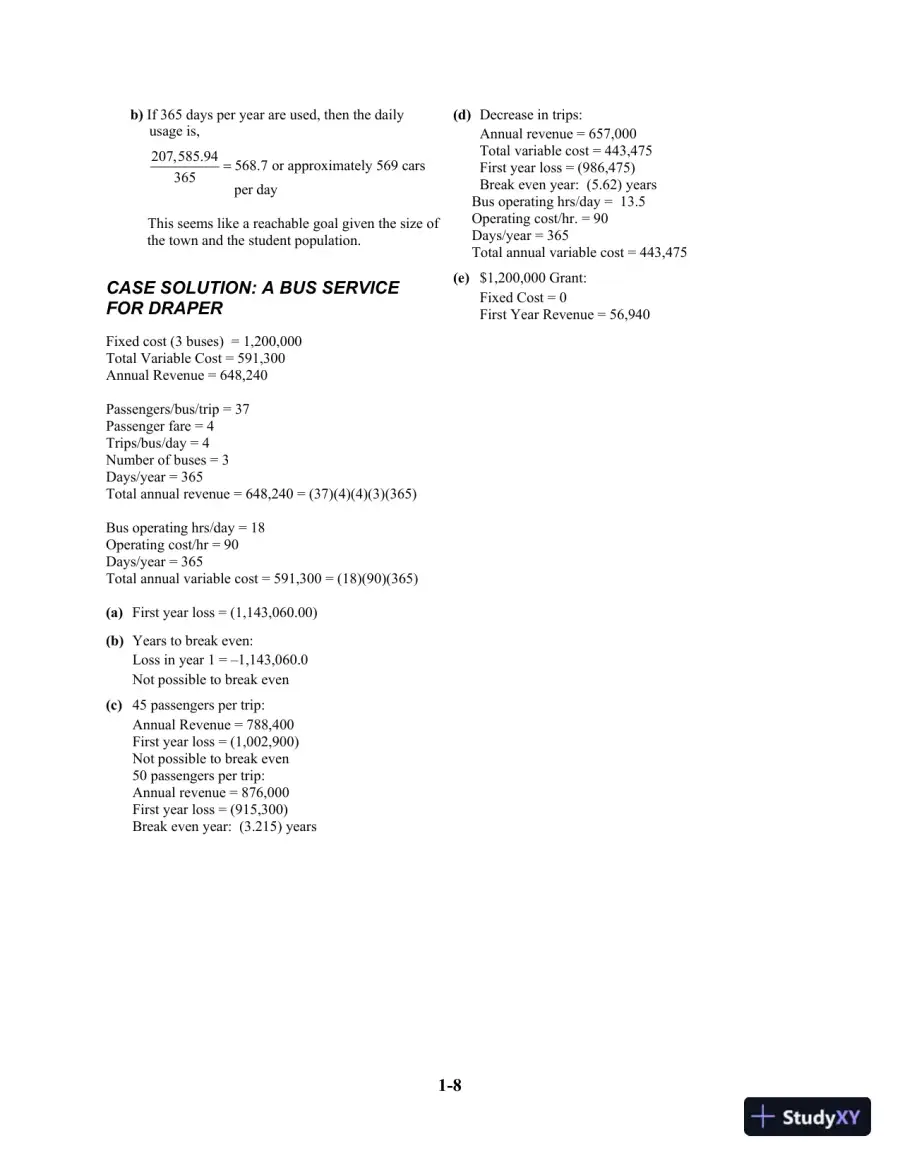 Solution Manual For Introduction To Management Science, 12th Edition, page 11