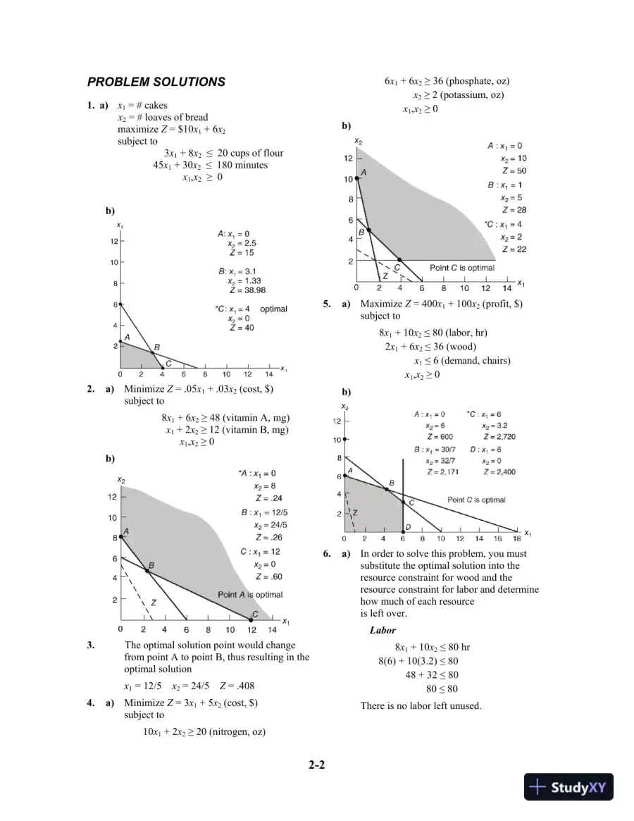 Solution Manual For Introduction To Management Science, 12th Edition, page 13