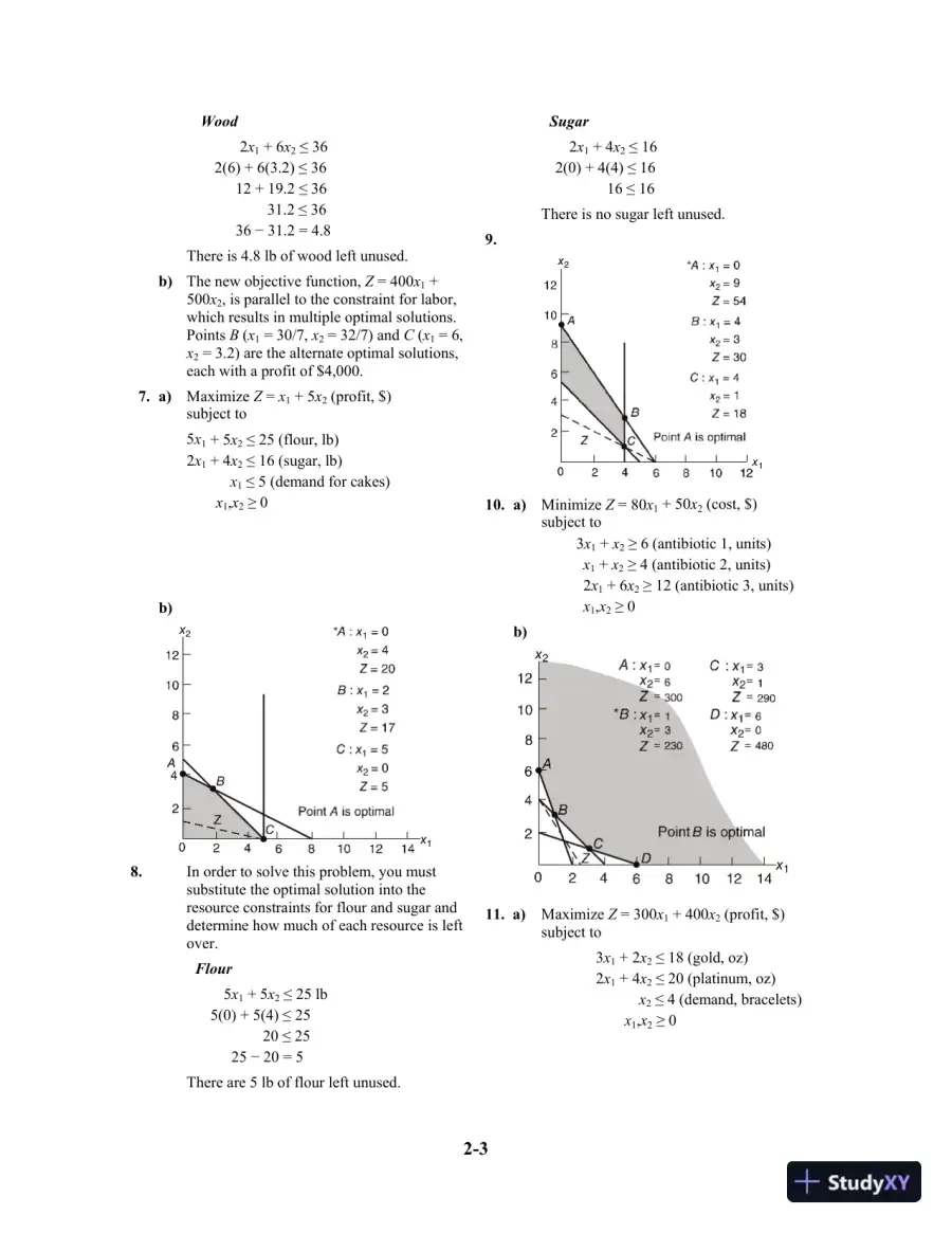Solution Manual For Introduction To Management Science, 12th Edition, page 14