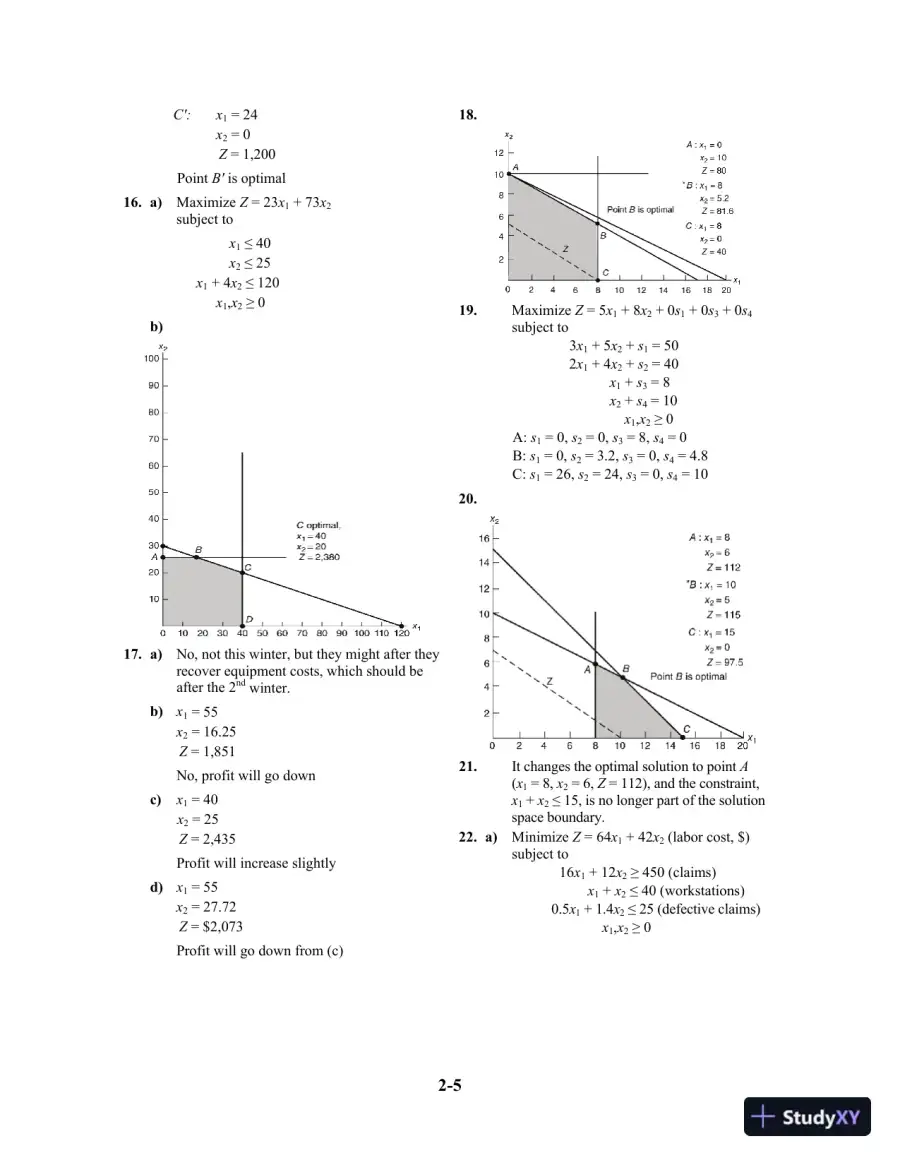 Solution Manual For Introduction To Management Science, 12th Edition, page 16