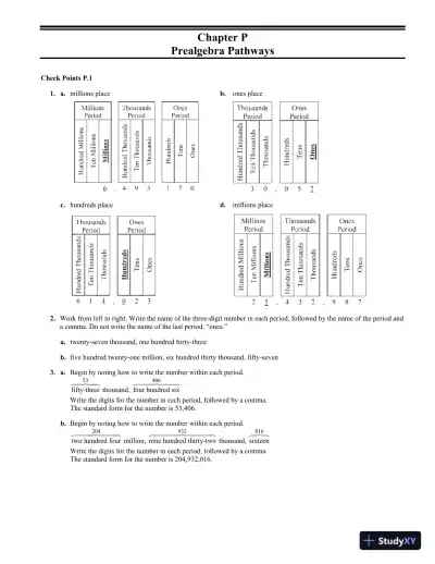 Solution Manual for Pathways to College Mathematics, 2nd Edition - Page 4 preview image