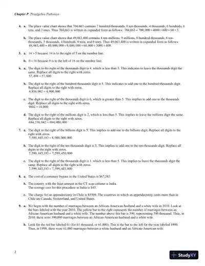 Solution Manual for Pathways to College Mathematics, 2nd Edition - Page 5 preview image