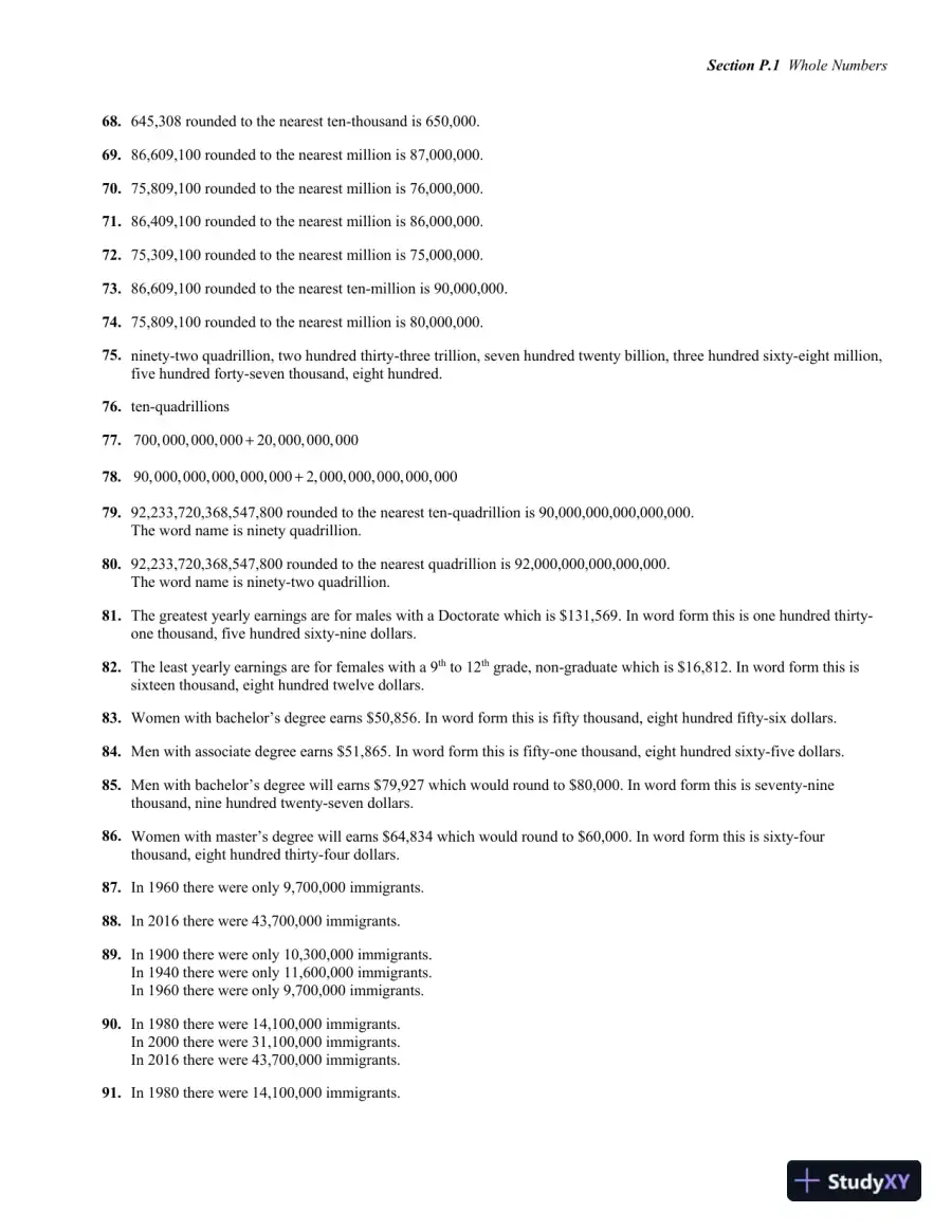 Solution Manual for Pathways to College Mathematics, 2nd Edition, page 8