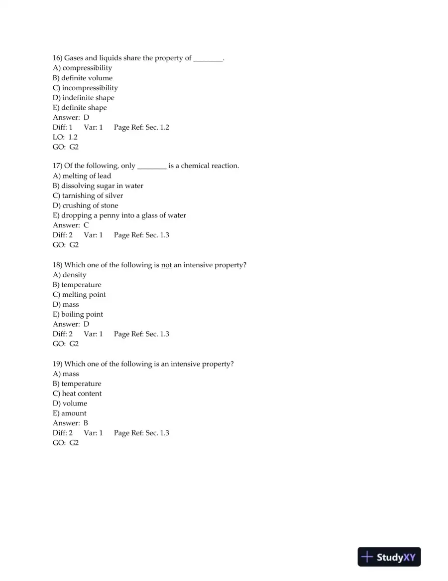 Chemistry: The Central Science, 13th Edition Test Bank, page 6