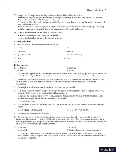 Solution Manual for Biostatistics for the Biological and Health Sciences, 2nd Edition - Page 10 preview image