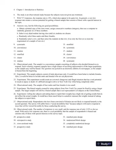 Solution Manual for Biostatistics for the Biological and Health Sciences, 2nd Edition - Page 9 preview image