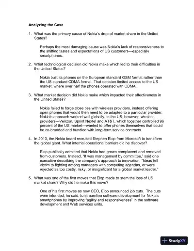 Solution Manual for Implementing Organizational Change: Theory Into Practice, 3rd Edition - Page 3 preview image