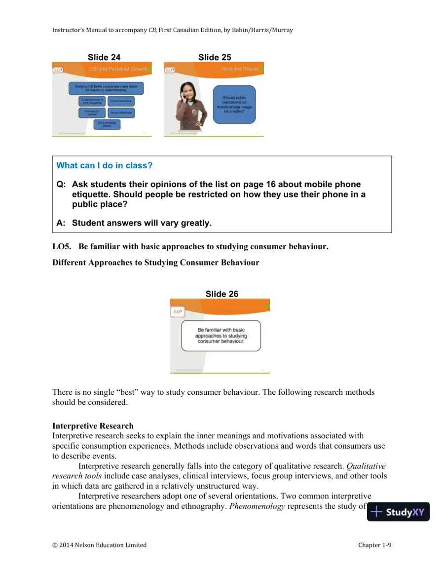 CB, First Canadian Edition Solution Manual, page 10