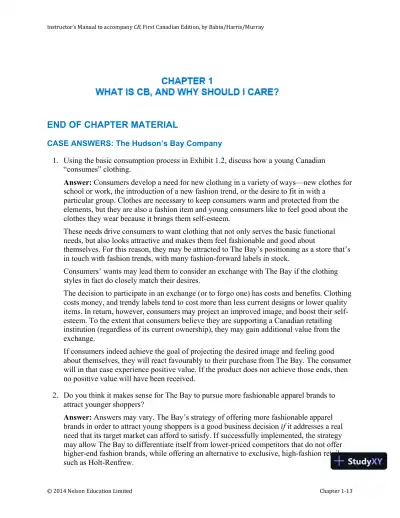 CB, First Canadian Edition Solution Manual - Page 15 preview image