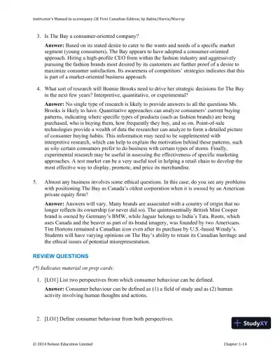 CB, First Canadian Edition Solution Manual - Page 16 preview image