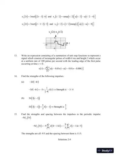 Solution Manual for Signals and Systems, 3rd Edition - Page 10 preview image