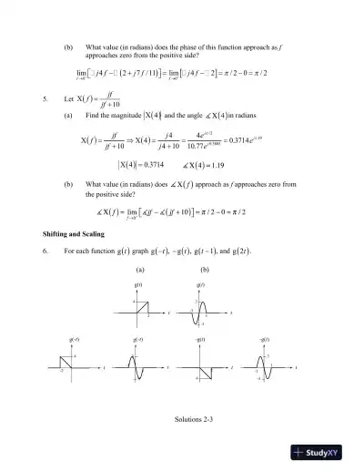 Solution Manual for Signals and Systems, 3rd Edition - Page 4 preview image