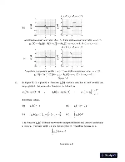 Solution Manual for Signals and Systems, 3rd Edition - Page 7 preview image