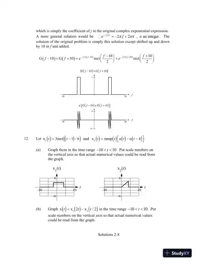 Solution Manual for Signals and Systems, 3rd Edition - Page 9 preview image