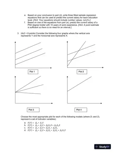 STAT 501 Mid-Term Exam 2 Spring 2015 - Page 3 preview image