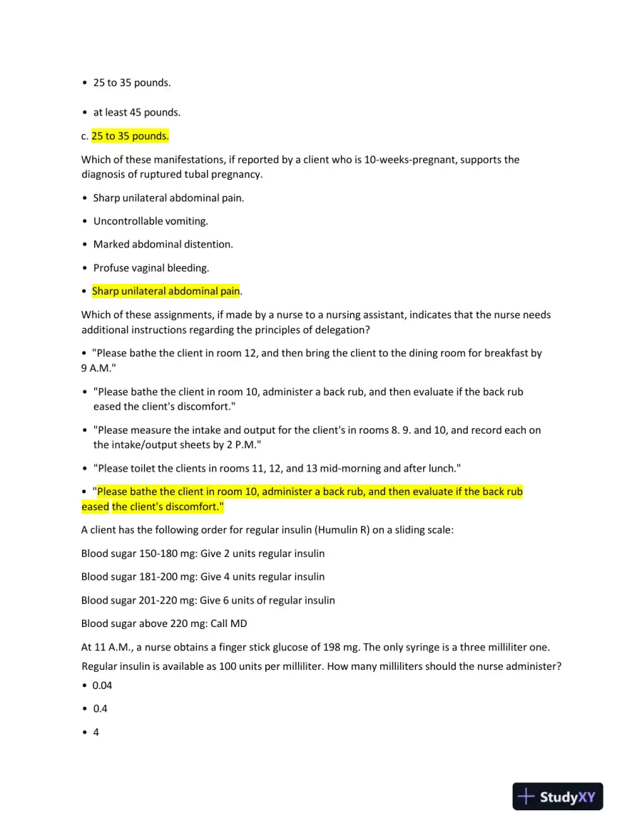 2020 ATI PN Exit Exam with Answers (148 Solved Questions), page 6
