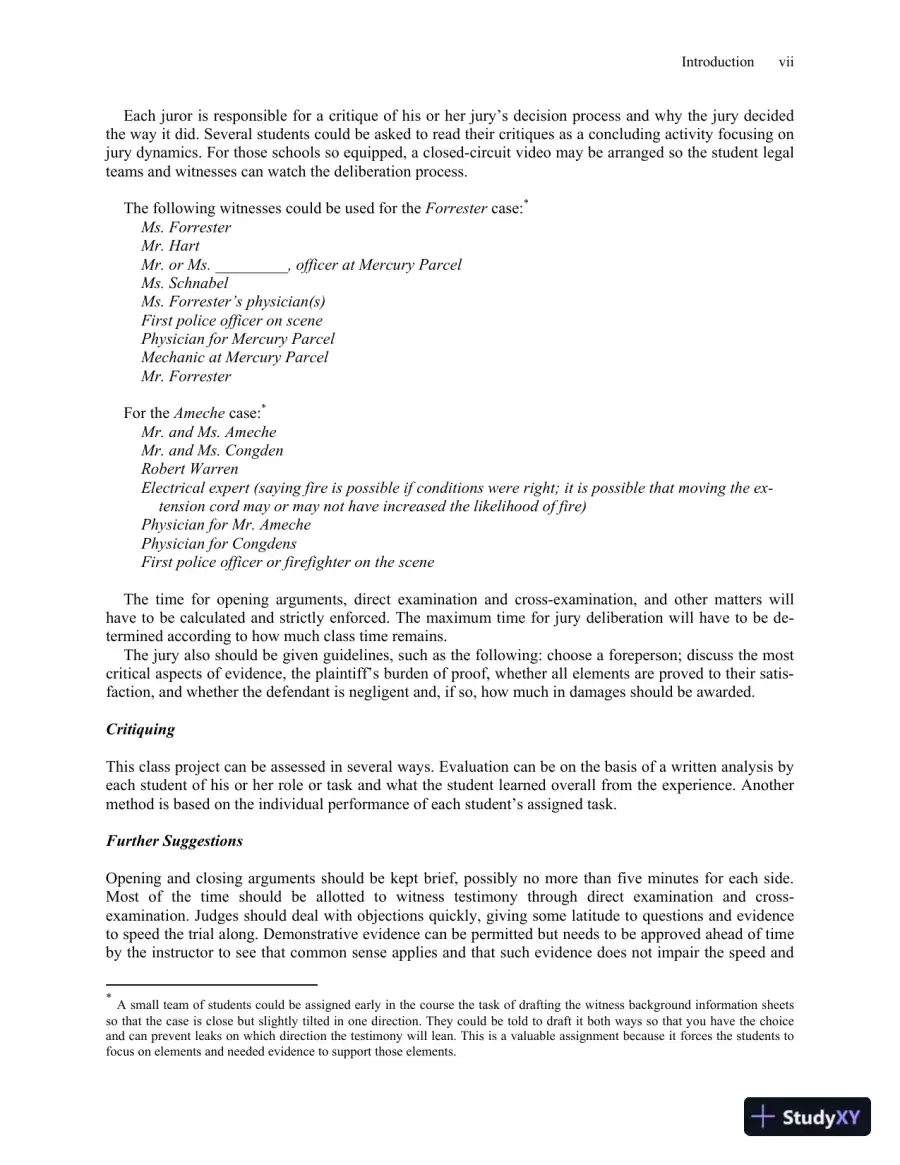Solution Manual For The Litigation Paralegal: A Systems Approach, 6th Edition, page 6