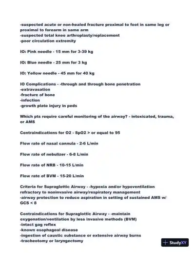 2024 REMS Clinical Guidelines Practice Exam with Answers (190 Solved Questions) - Page 3 preview image