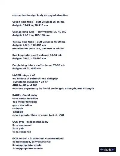 2024 REMS Clinical Guidelines Practice Exam with Answers (190 Solved Questions) - Page 4 preview image