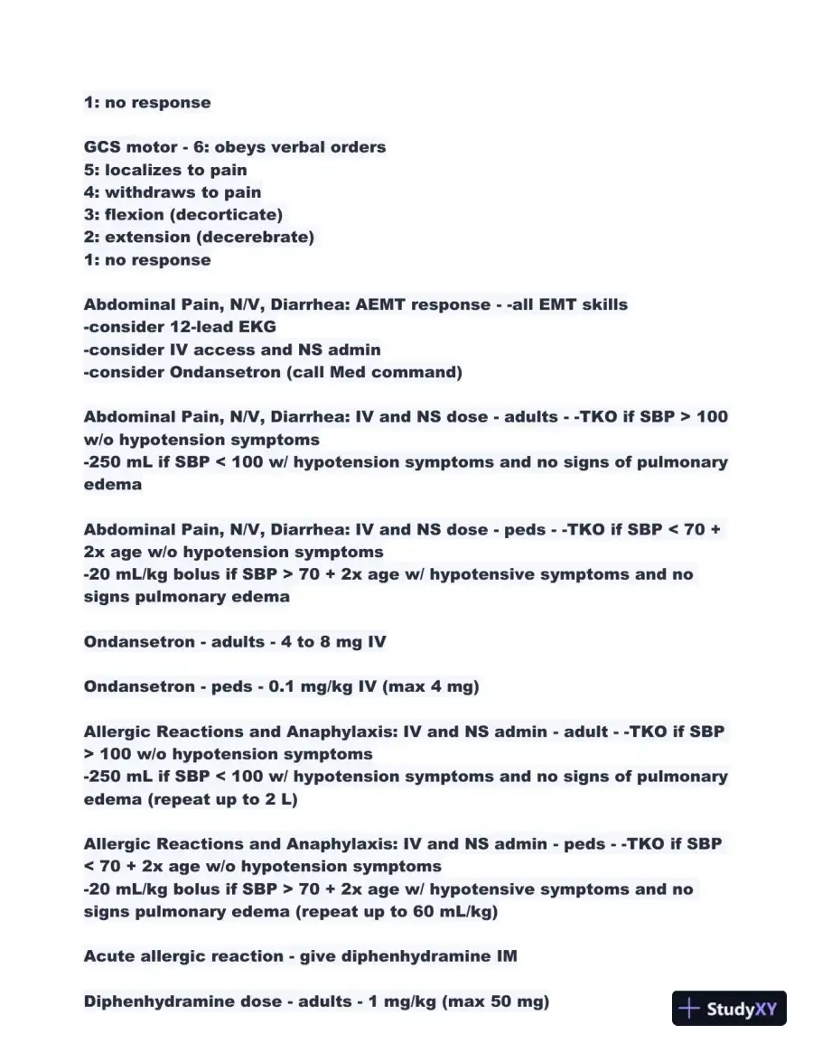 2024 REMS Clinical Guidelines Practice Exam with Answers (190 Solved Questions), page 5