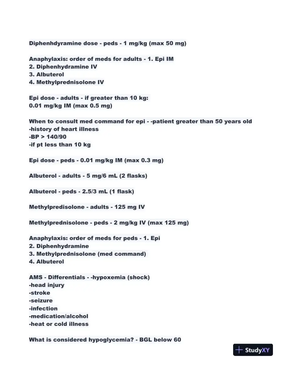 2024 REMS Clinical Guidelines Practice Exam with Answers (190 Solved Questions), page 6