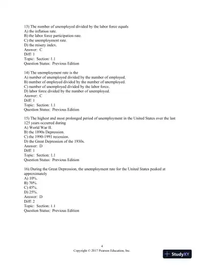 Macroeconomics 9th Edition Test Bank - Page 5 preview image
