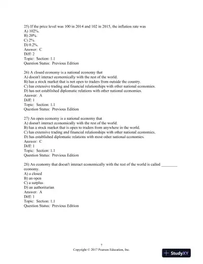Macroeconomics 9th Edition Test Bank - Page 8 preview image
