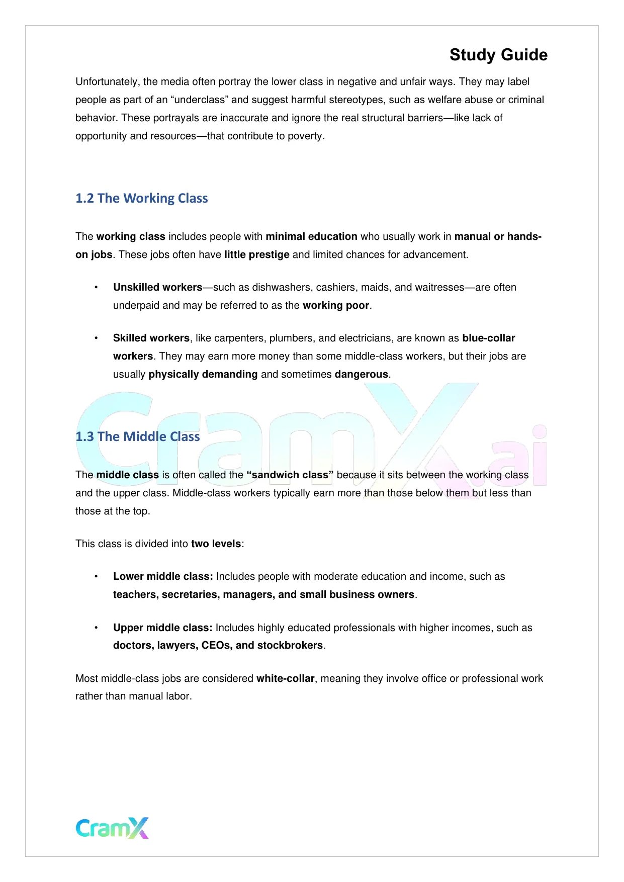 Sociology - Social and Global Stratification - Page 2 preview image