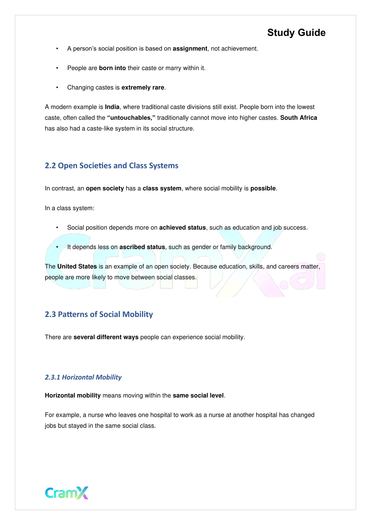 Sociology - Social and Global Stratification - Page 4 preview image