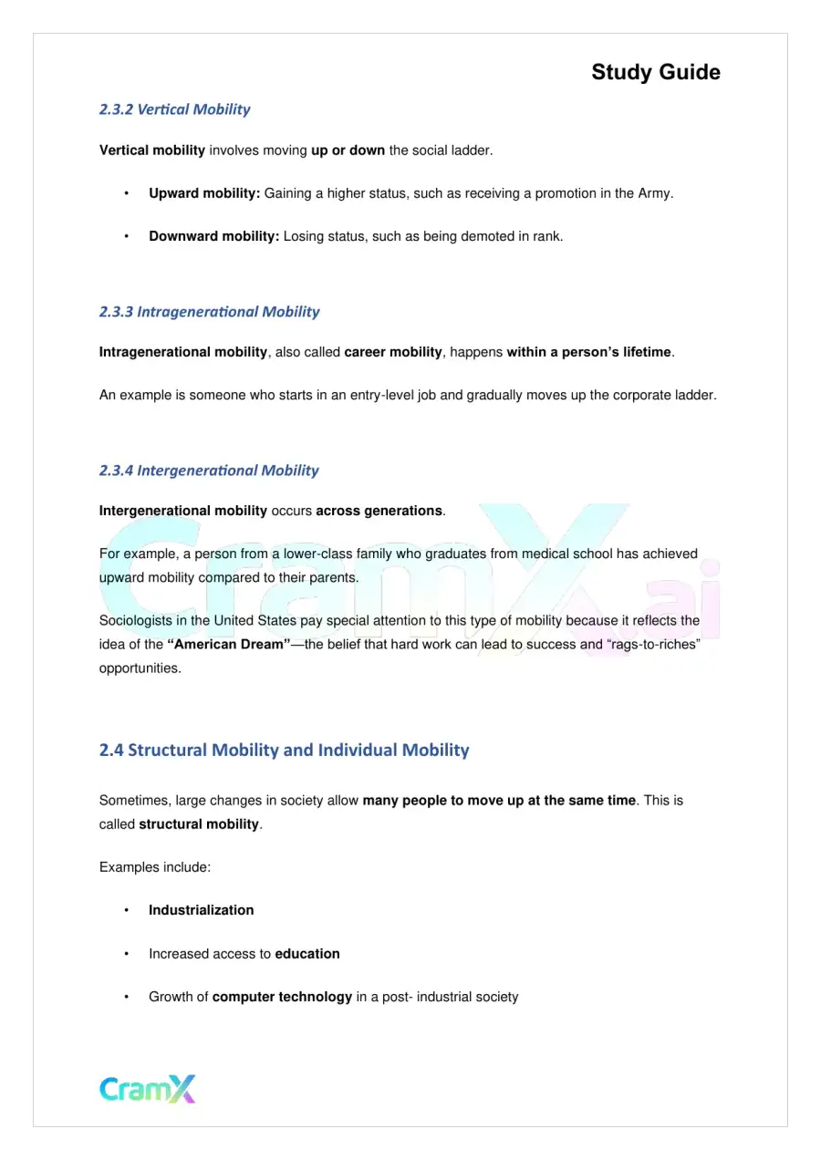 Sociology - Social and Global Stratification, page 5