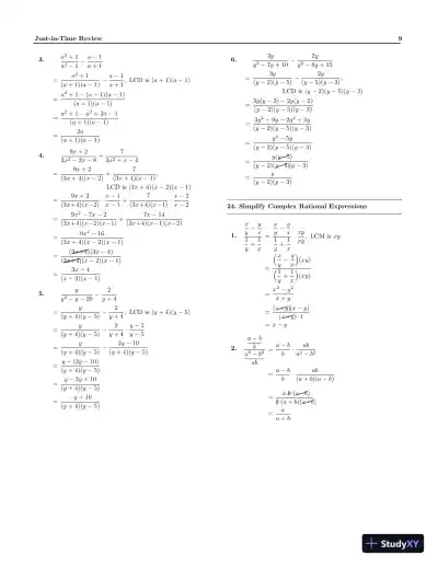 Solution Manual for Precalculus: Graphs and Models, A Right Triangle Approach, 6th Edition - Page 12 preview image