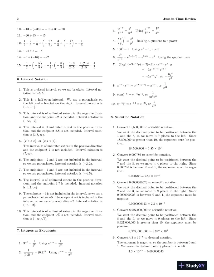Solution Manual for Precalculus: Graphs and Models, A Right Triangle Approach, 6th Edition, page 5