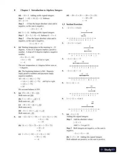 Solution Manual for Prealgebra, 6th Edition - Page 14 preview image