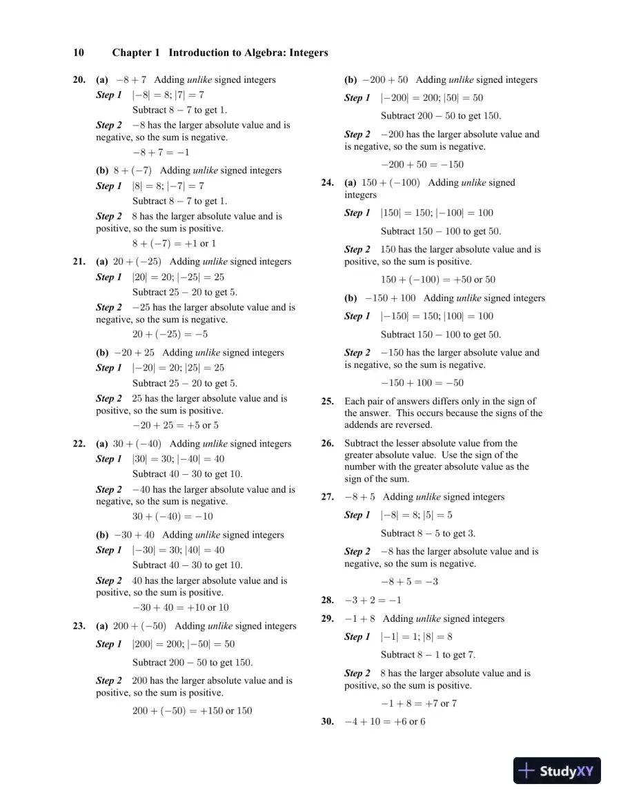 Solution Manual for Prealgebra, 6th Edition, page 16