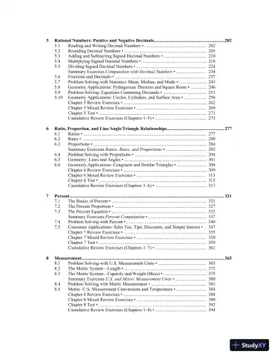 Solution Manual for Prealgebra, 6th Edition - Page 4 preview image