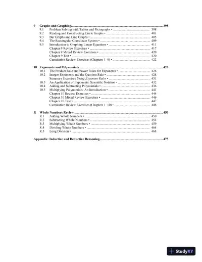 Solution Manual for Prealgebra, 6th Edition - Page 5 preview image