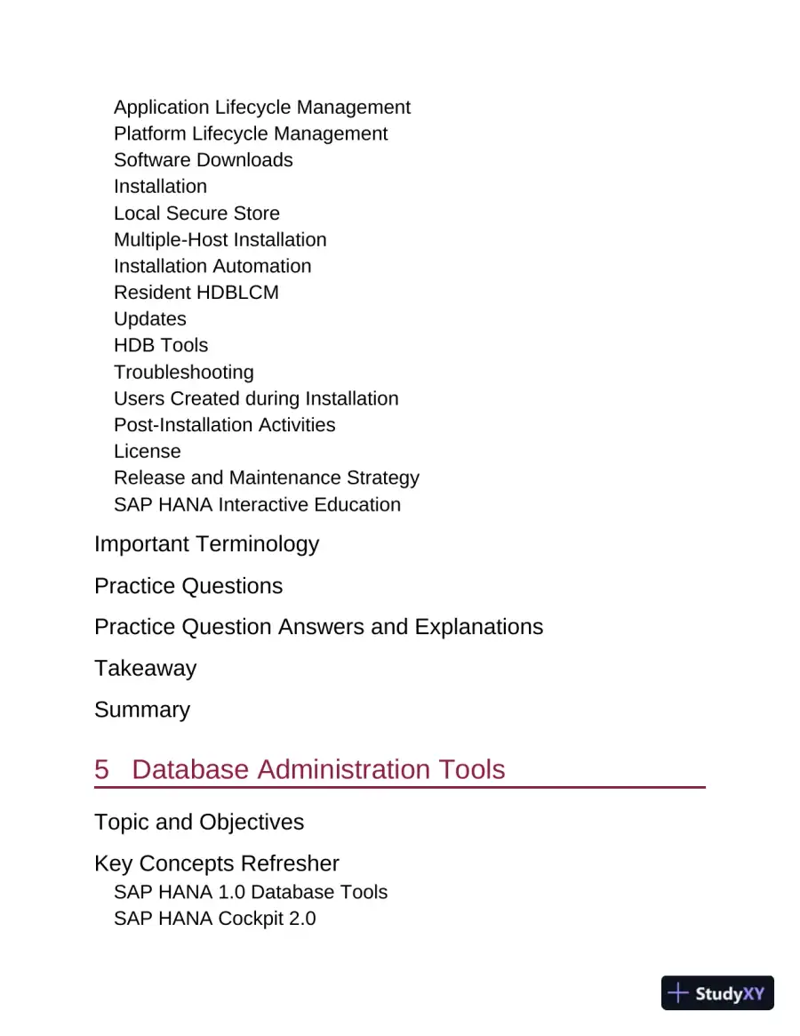 SAP HANA 2.0 Certification Guide: Technology Associate Exam (2021), page 14